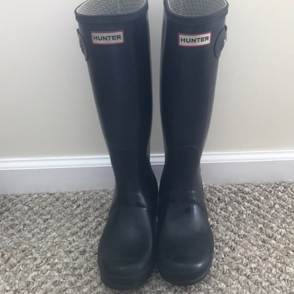 Hunter tall rain boots